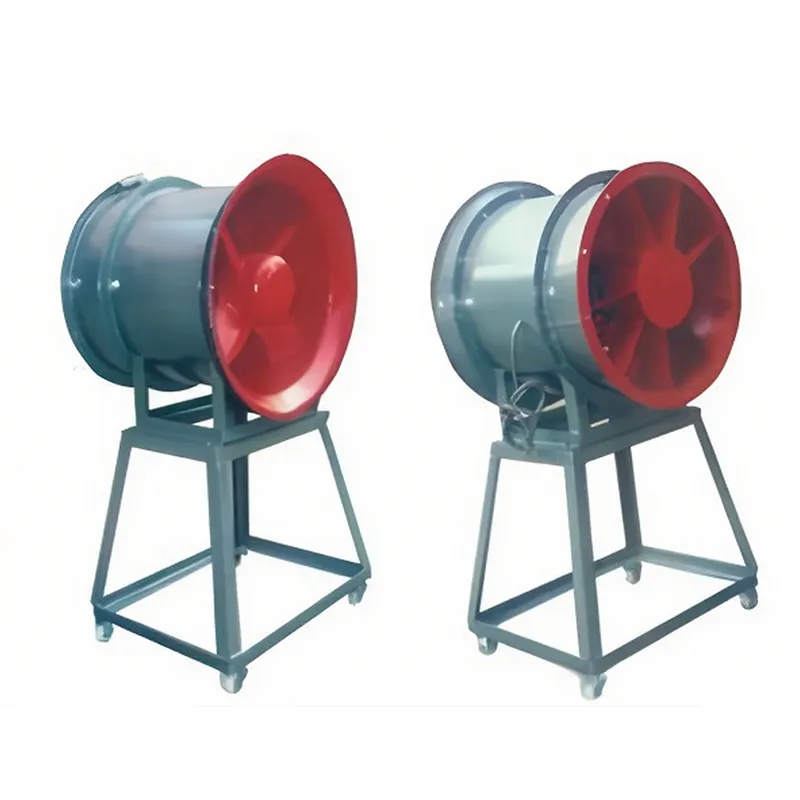 Вентилятор с водяным распылением для охлаждения и обеспыливания.1